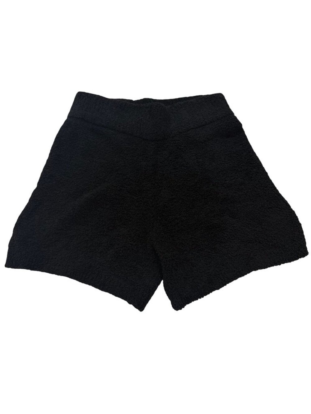 Stars Above Black Teddy Fleece Sleep Shorts Lounge Pajama Sherpa X-Small Women's